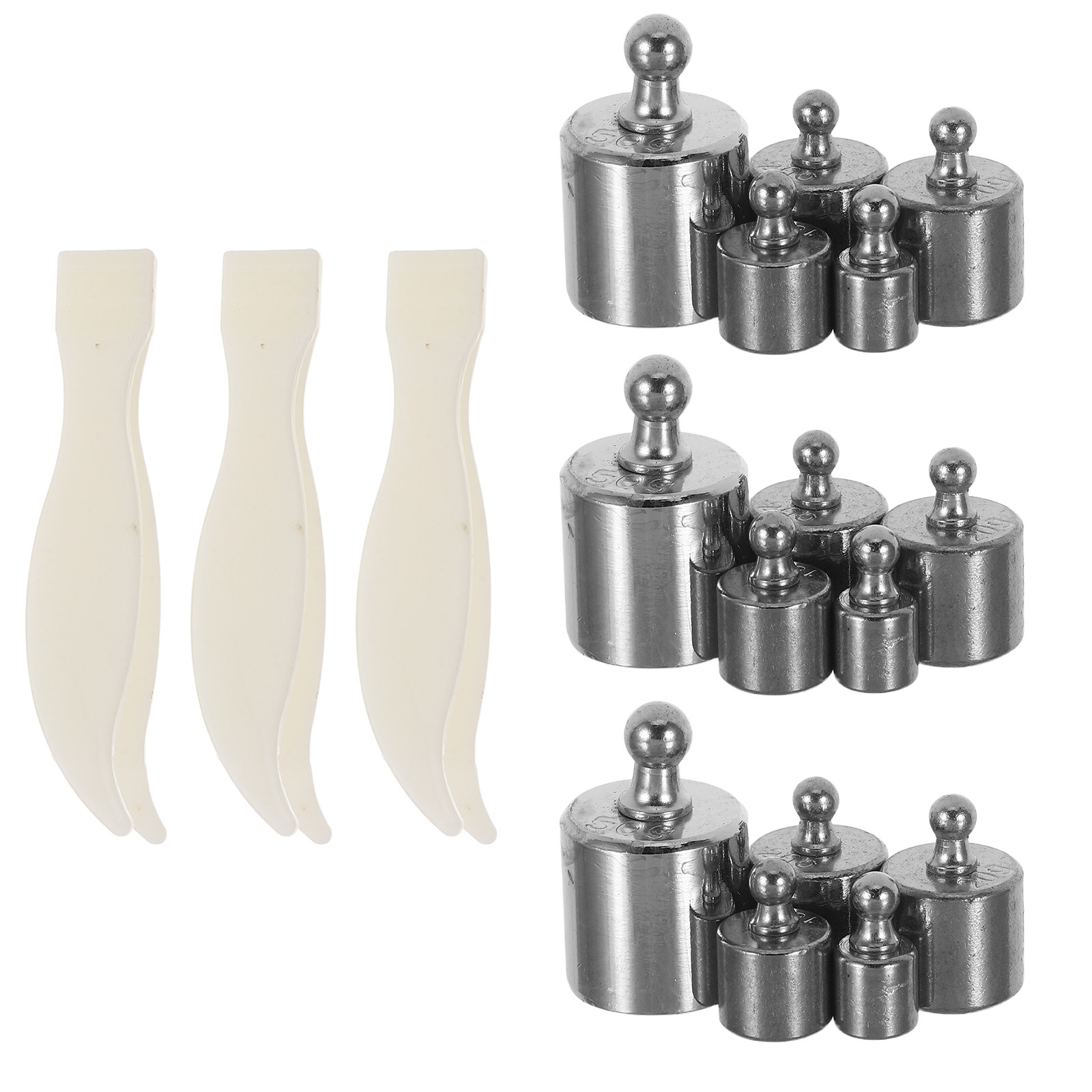Lab Equipment - Zestaw obciążników ze stali nierdzewnej 1g-500g