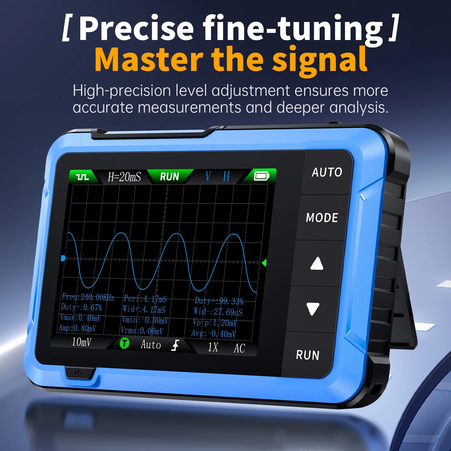Fnirsi Digital Oscilloscope Handheld - FNIRSI DSO510 Nowy 10MHz Mini Przenośny