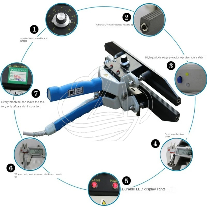 Plastic Bag Impulse Heat Sealer - Przenośna zgrzewarka impulsowa FKR300 do zgrzewania