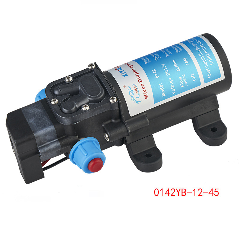 Mini Peristaltic Pump 12V - Samozasysająca pompa opryskiwacza 45W z przełącznikiem