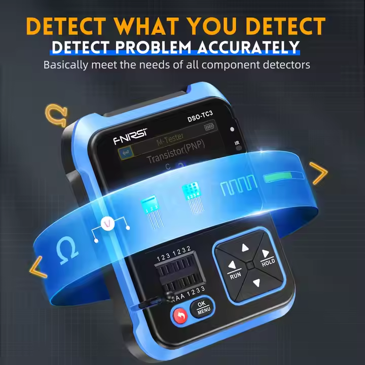 Fnirsi Digital Oscilloscope Handheld - FNIRSI DSO-TC3 Mini Przenośny Oscyloskop Cyfrowy,