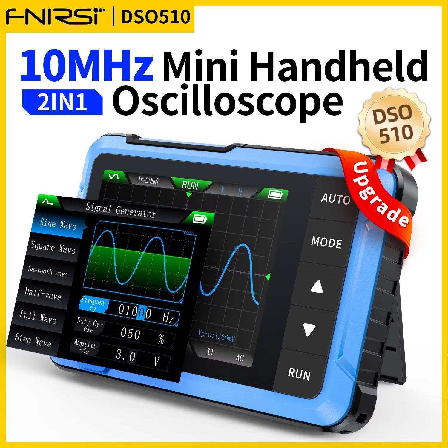 Fnirsi Digital Oscilloscope Handheld - FNIRSI nowy DSO510 DSO152 DSO153 Mini