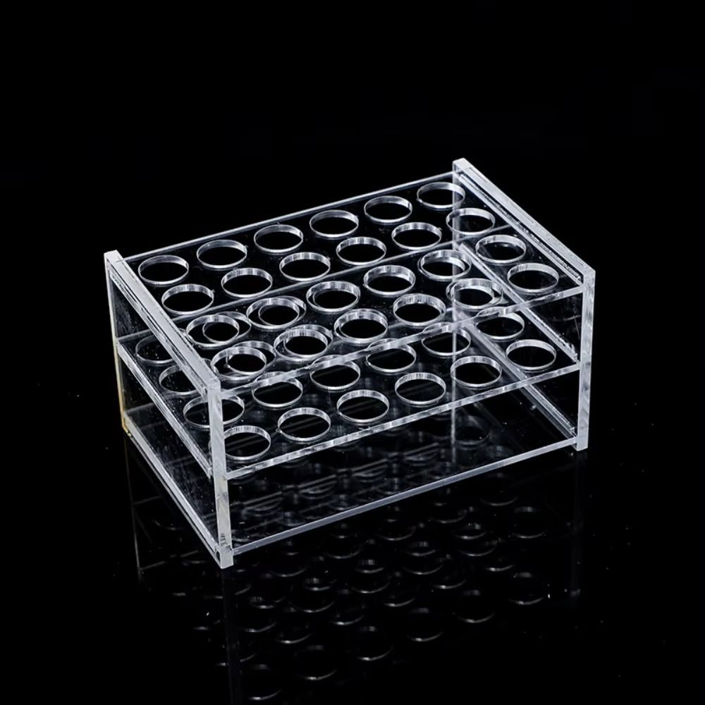Lab Equipment - Nowy Akrylowy Stojak na Probówki Przezroczysty