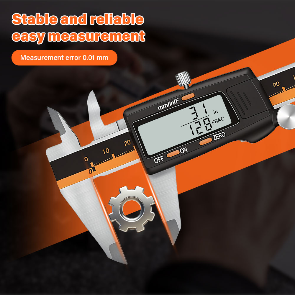 Digital Caliper 150Mm Stainless Steel - Precyzyjny suwmiarka cyfrowa ze stali nierdzewnej