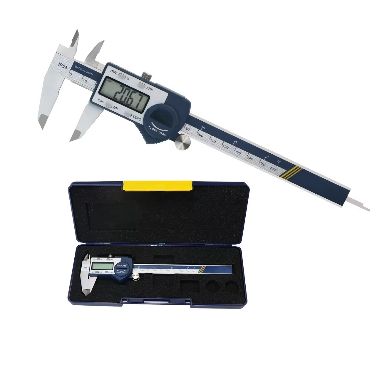 Digital Caliper 150Mm Stainless Steel - Suwmiarka cyfrowa IP54 0-150mm z dużym