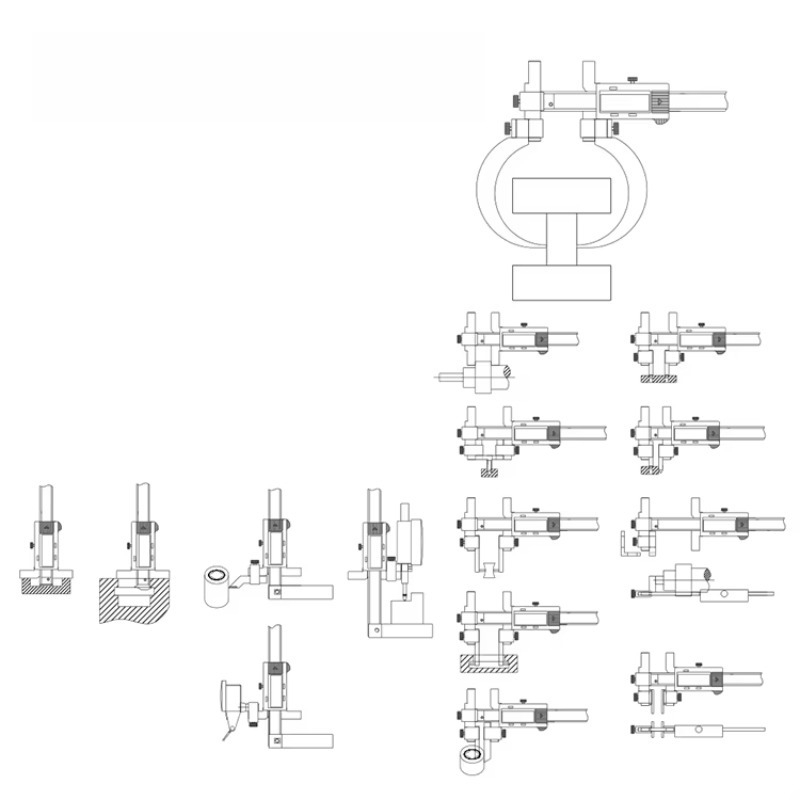 Digital Caliper 150Mm Stainless Steel - Uniwersalny, wielofunkcyjny cyfrowy suwmiarka ze stali
