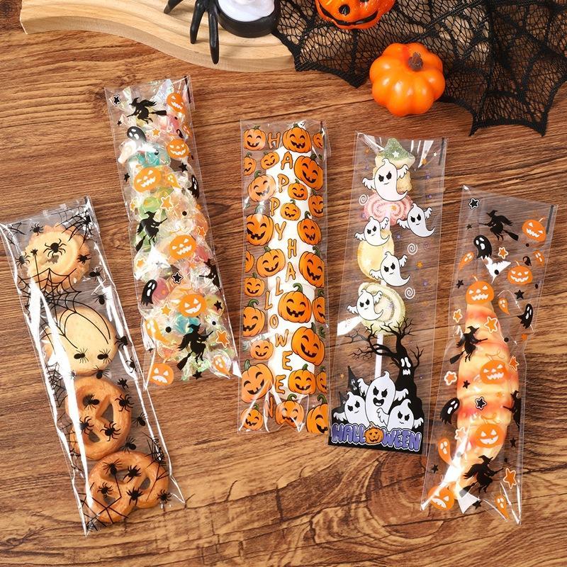 Packaging - 50/100 szt. samoprzylepnych torebek na Halloween