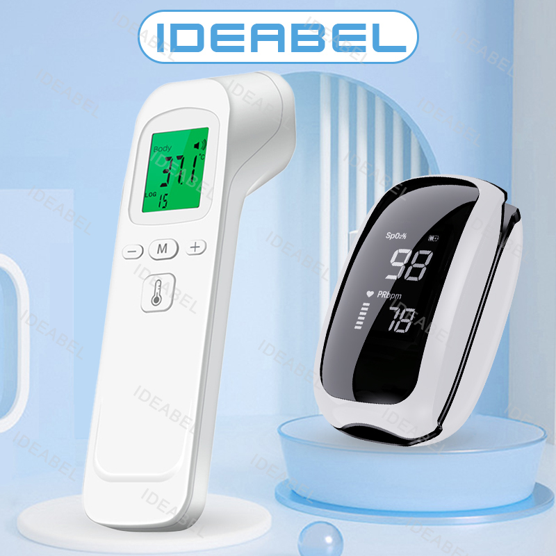 Pulse Oximeter Fingertip Rechargeable - Termometr cyfrowy na czoło, bezdotykowy termometr