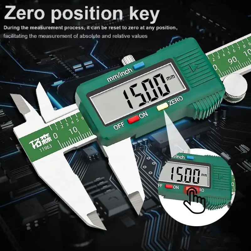 Digital Caliper 150Mm Stainless Steel - Precyzyjny, mały, cyfrowy suwmiarka ze stali