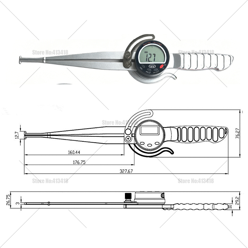 Zewnętrzny suwmiarka cyfrowa 0 – Digital Caliper 150Mm Stainless Steel recenzja i cena