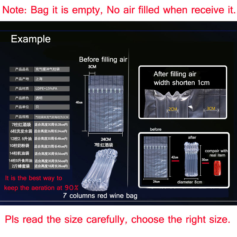 Nadmuchiwany wypełniacz bufora – Air Bubble Wrap Roll Packaging recenzja i cena