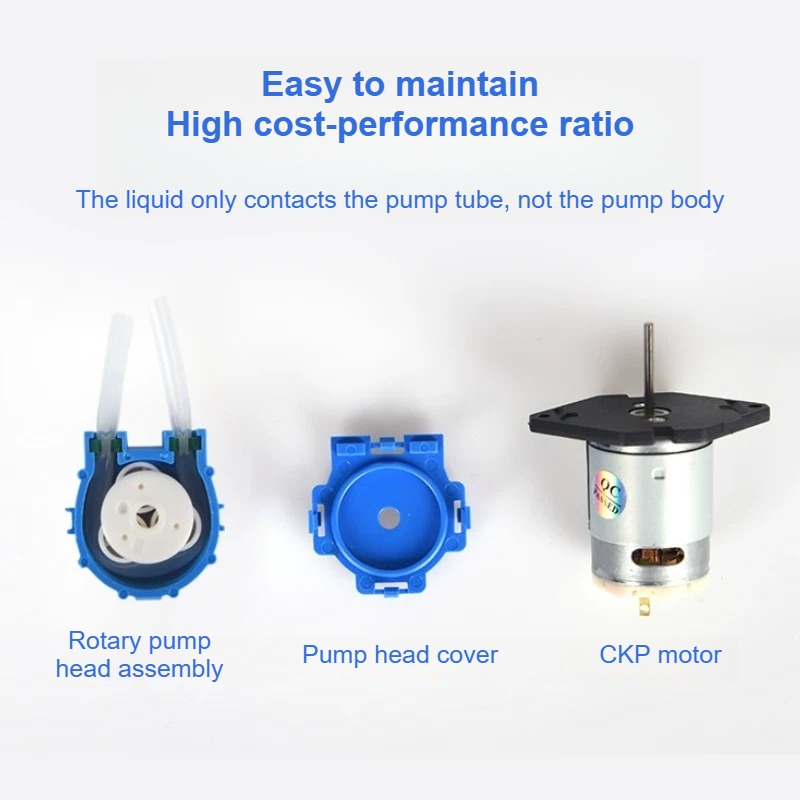 Mała mini pompa perystaltyczna – Mini Peristaltic Pump 12V recenzja i cena