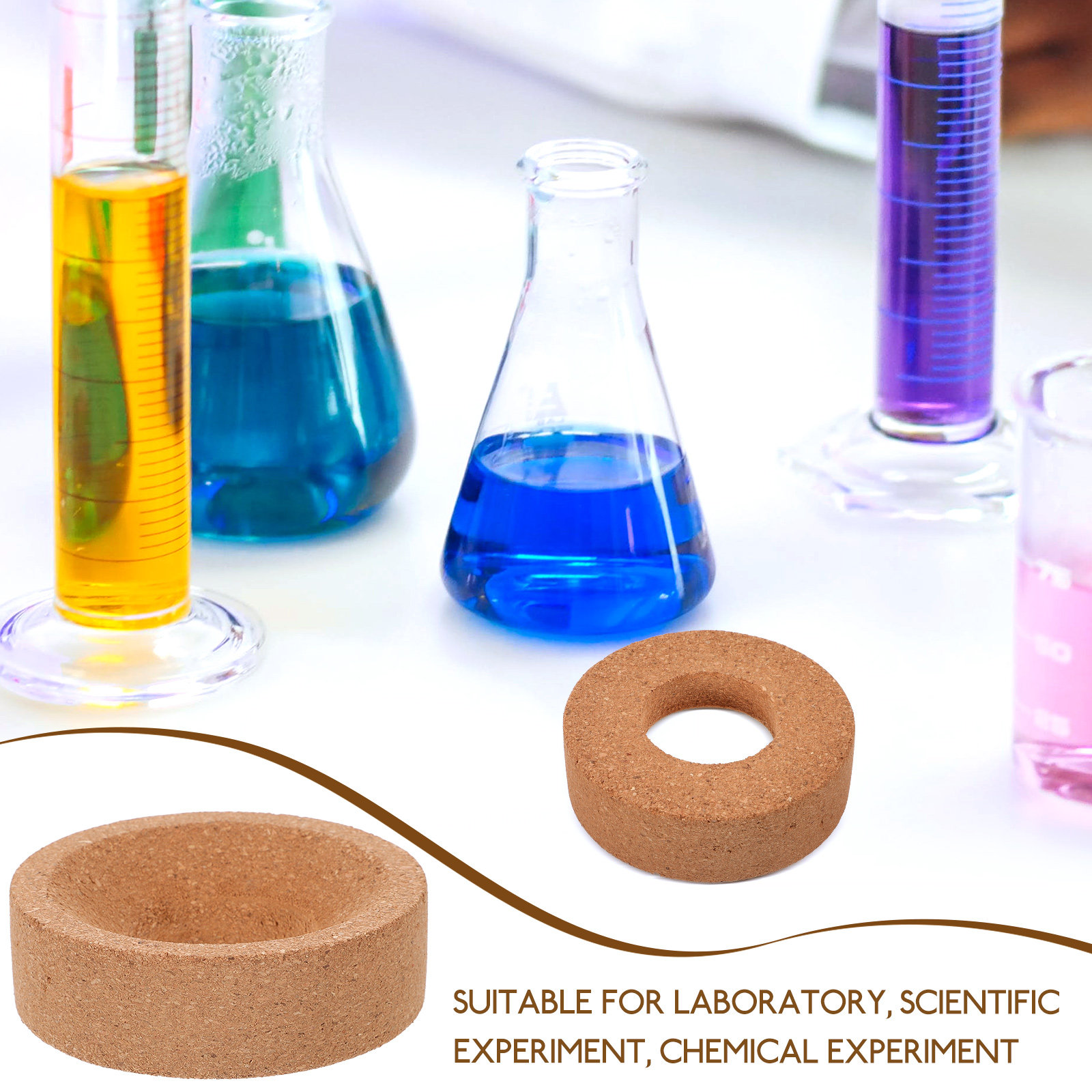 Stojak korkowy na kolby okrągł – Lab Equipment recenzja i cena