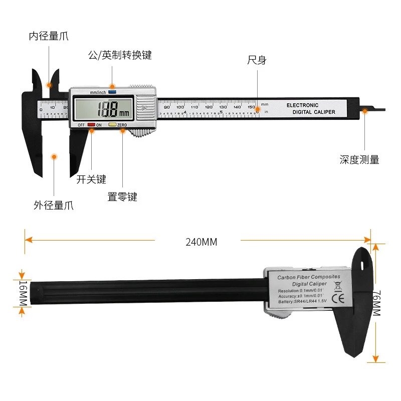 150MM bateria tatuaż regulacja – Digital Caliper 150Mm Stainless Steel recenzja i cena