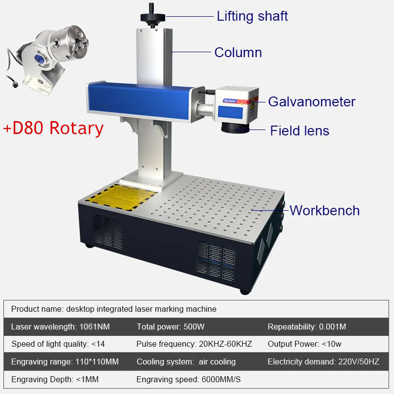 Pulpit 100W 50W 30W 20W Raycus – Fiber Laser Marking Machine 30W recenzja i cena