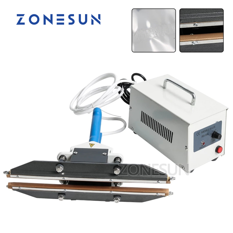 ZONESUN 400mm Przenośna zgrzew – Plastic Bag Impulse Heat Sealer recenzja i cena