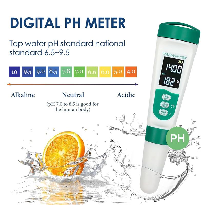 AT02-5 Cyfrowy miernik PH 5 w  – Ph Meter Digital Water Tester recenzja i cena