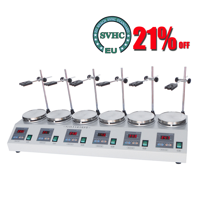 6-głowicowy magnetyczny miesza – Lab Magnetic Stirrer Hot Plate recenzja i cena