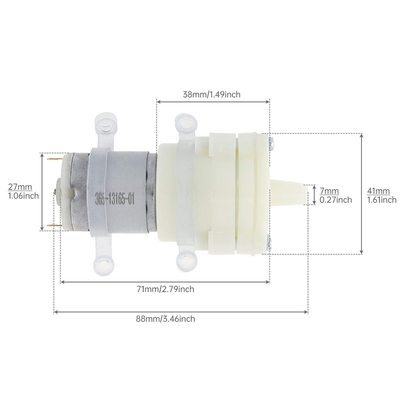 Mikropompa wodna 365 Silnik DC – Mini Peristaltic Pump 12V recenzja i cena