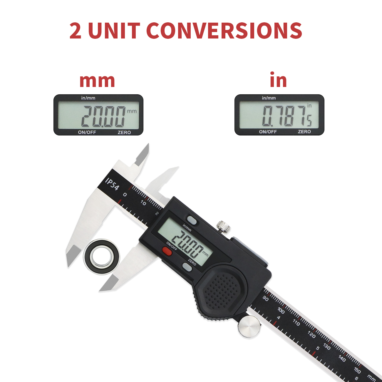 SHANHR IP54 Wodoodporne Cyfrow – Digital Caliper 150Mm Stainless Steel recenzja i cena