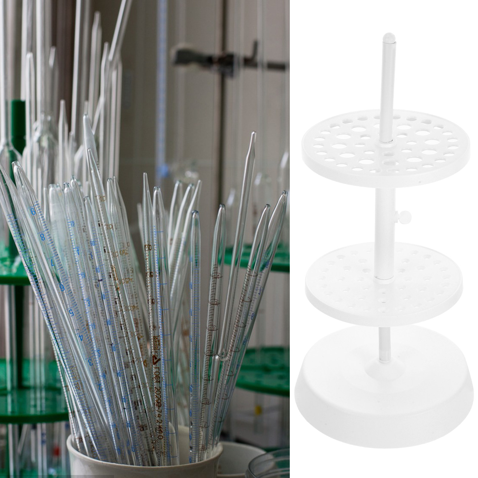 Plastikowy okrągły stojak na p – Lab Equipment recenzja i cena