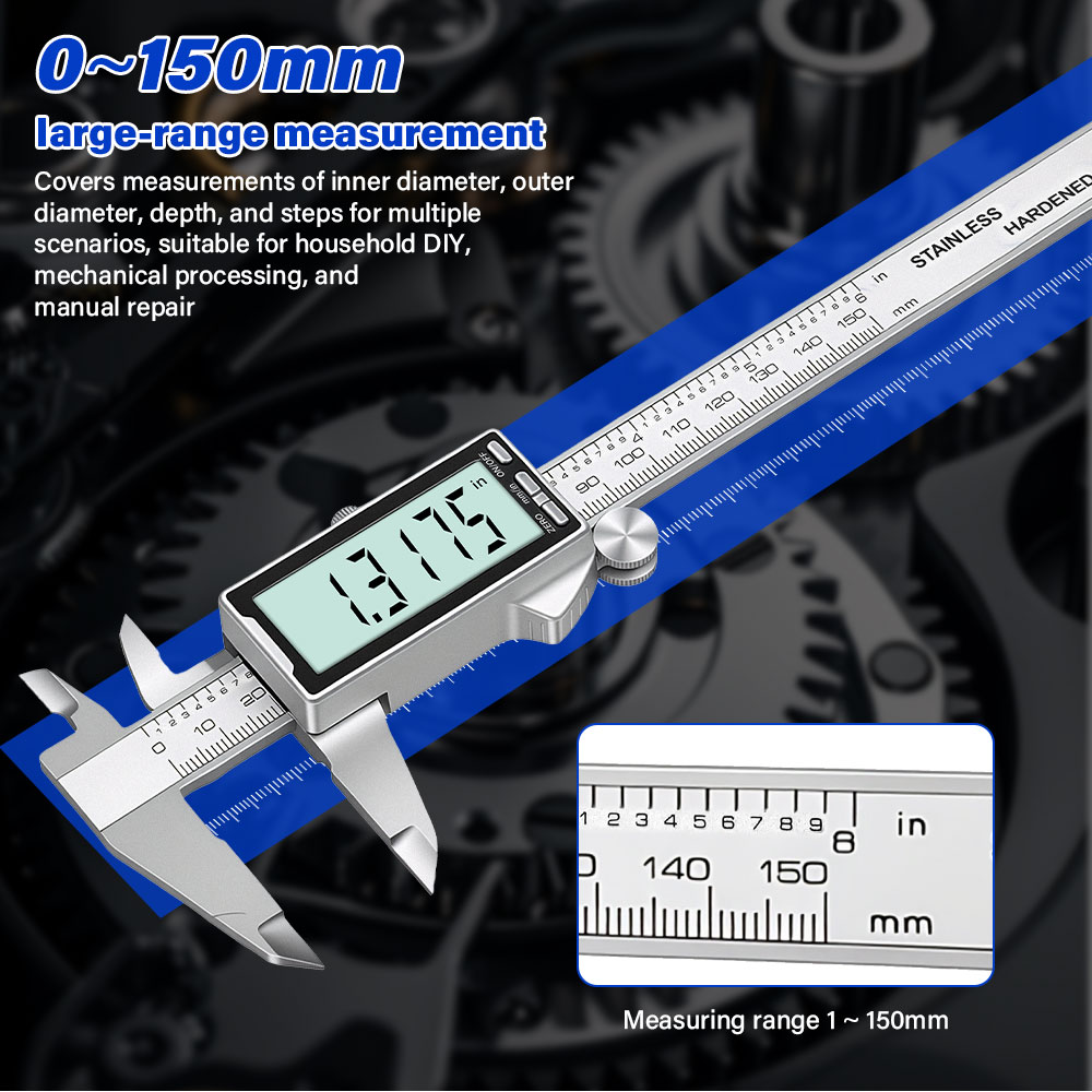 Nowy 150mm 6-calowy cyfrowy su – Digital Caliper 150Mm Stainless Steel recenzja i cena