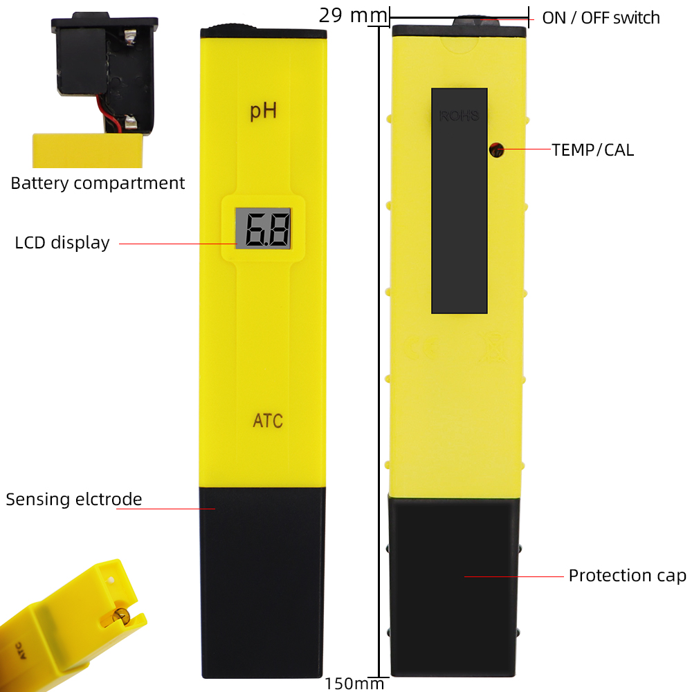 Cyfrowy miernik PH kieszonkowy – Ph Meter Digital Water Tester recenzja i cena