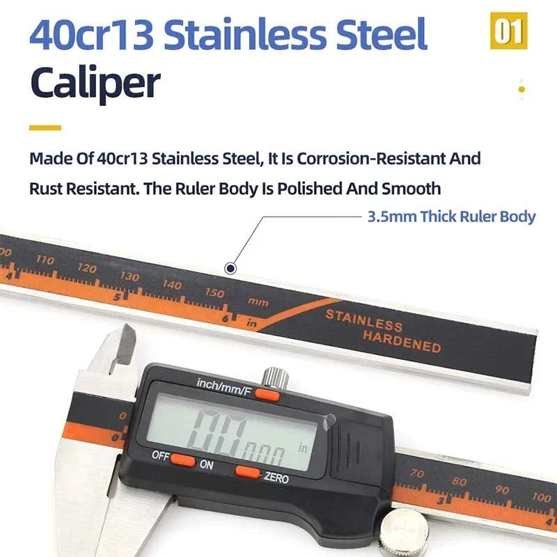 Metalowa suwmiarka do frakcji  – Digital Caliper 150Mm Stainless Steel recenzja i cena