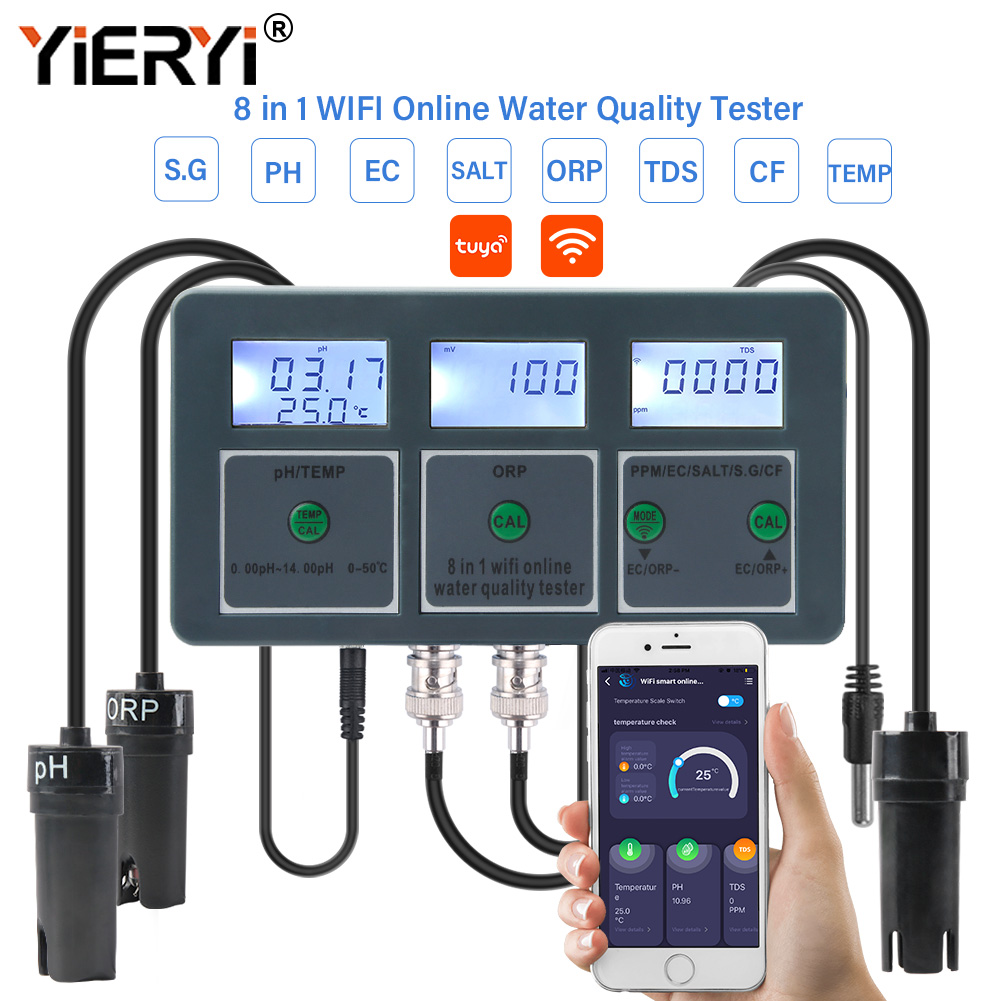 Yieryi WiFi Tuya Smart PH ORP  – Ph Meter Digital Water Tester recenzja i cena