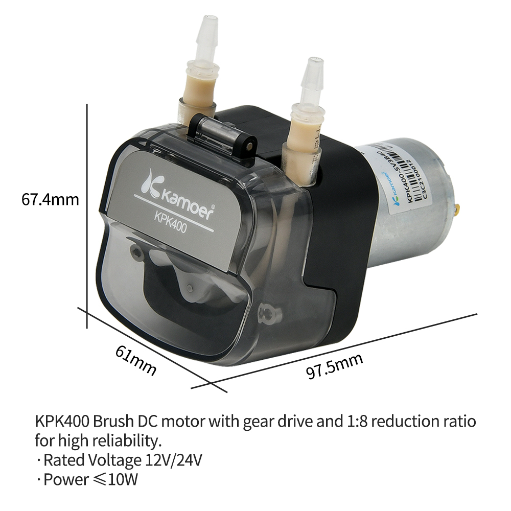 Kamoer 400 ml/min KPK400 pompa – Mini Peristaltic Pump 12V recenzja i cena